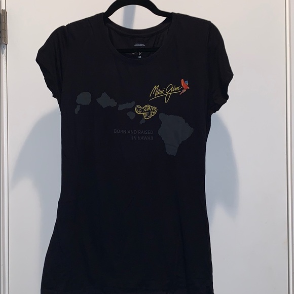 💎RARE! 💎 🆕 Maui Jim Women’s Black Tee - Picture 1 of 4